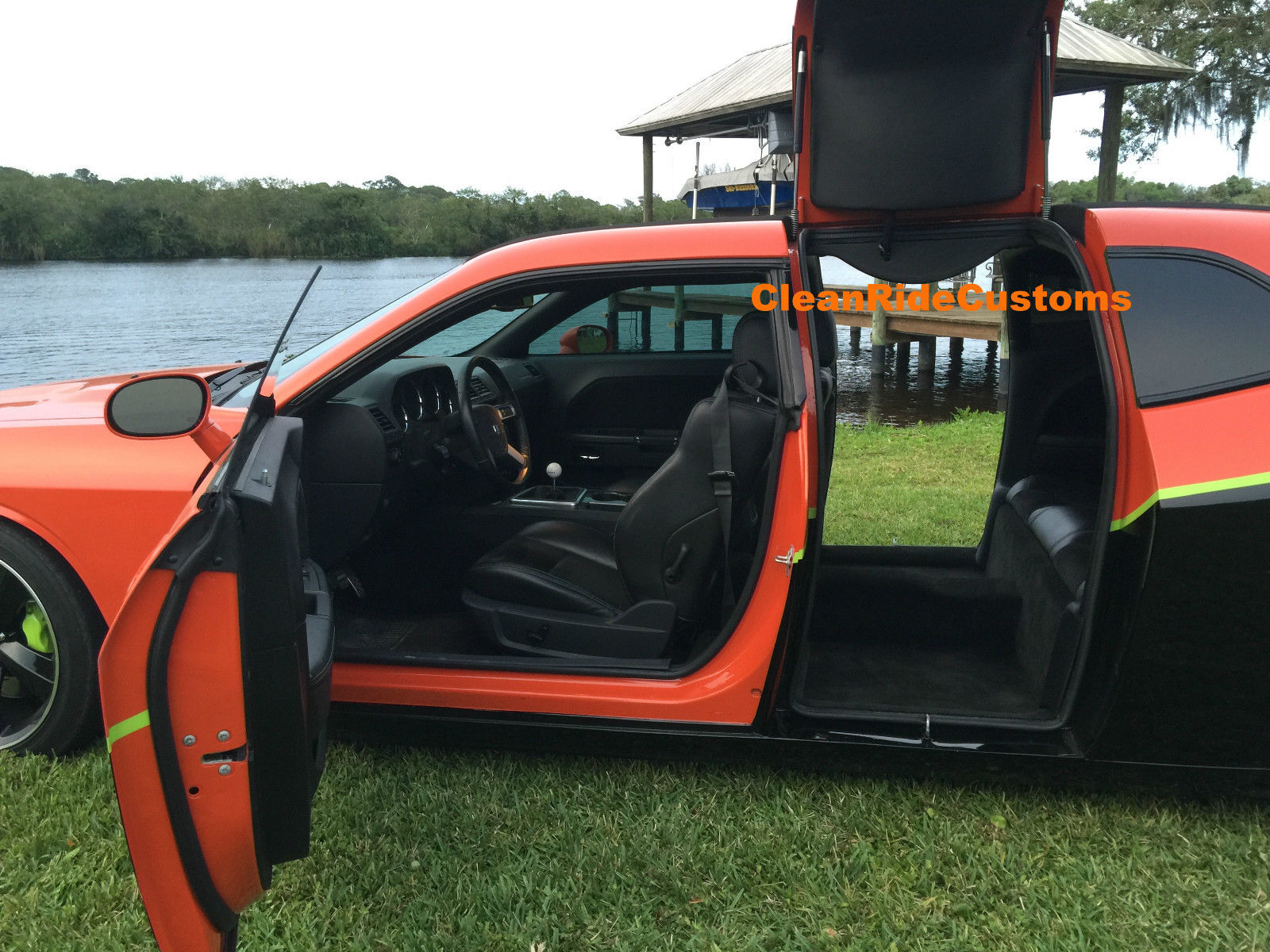 Four Door Dodge Challenger Srt8 Has Rear Gullwing Doors For Sale